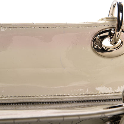 Christian Dior Patent Cannage Large Lady Dior White 9 of 9