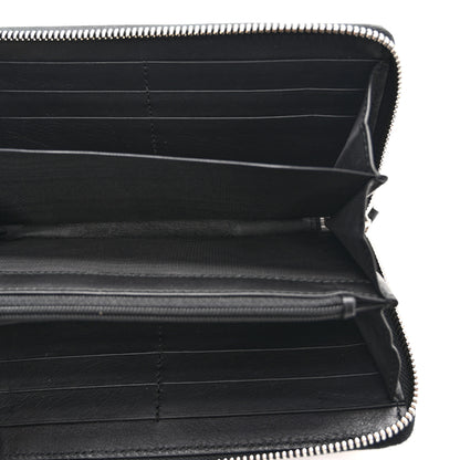 Gucci GG Supreme Monogram Arabesque Zip Around Wallet Black 5 of 6