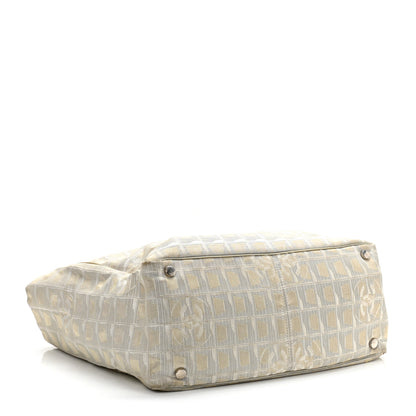Chanel Nylon Medium Travel Tote Beige 6 of 35