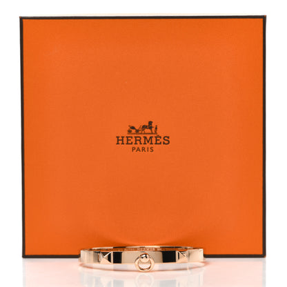 Hermes 18K Rose Gold PM Collier De Chien Bracelet SH 5 of 5