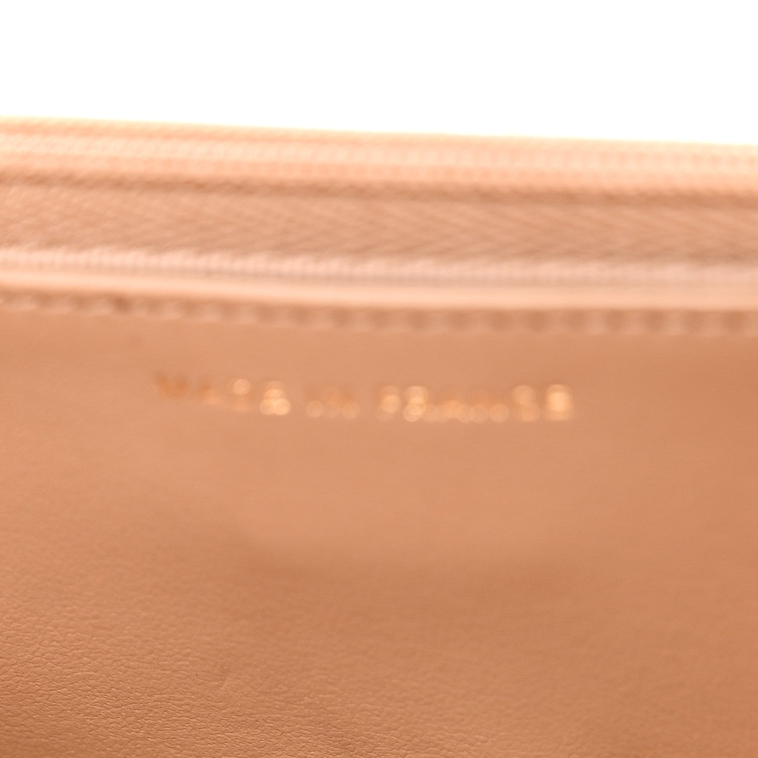 Chanel Caviar Quilted Wallet on Chain WOC Dark Beige 12 of 12