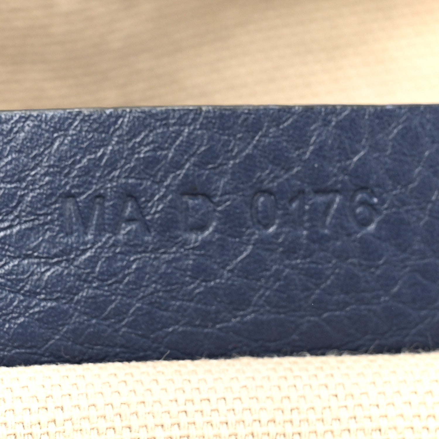 Givenchy Waxy Grained Calfskin Medium Nightingale Deep Blue 7 of 10