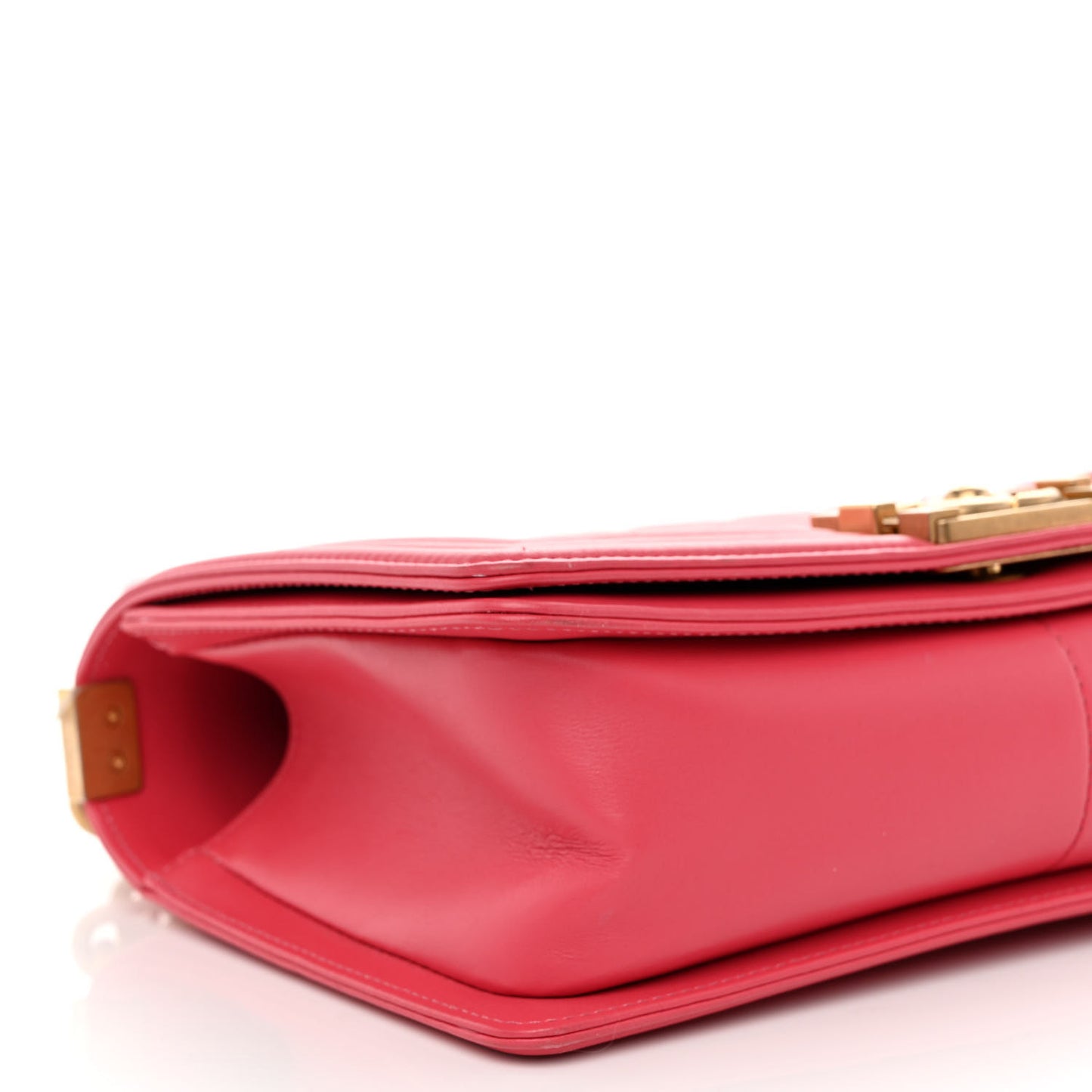 Calfskin Quilted Medium Boy Flap Pink