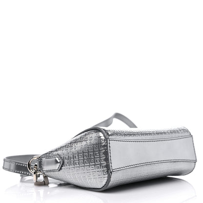 Givenchy Metallic Calfskin 4G Embossed Nano Antigona Silver 4 of 8