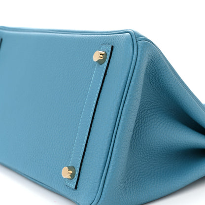 Hermes Togo Birkin 30 Turquoise 9 of 12