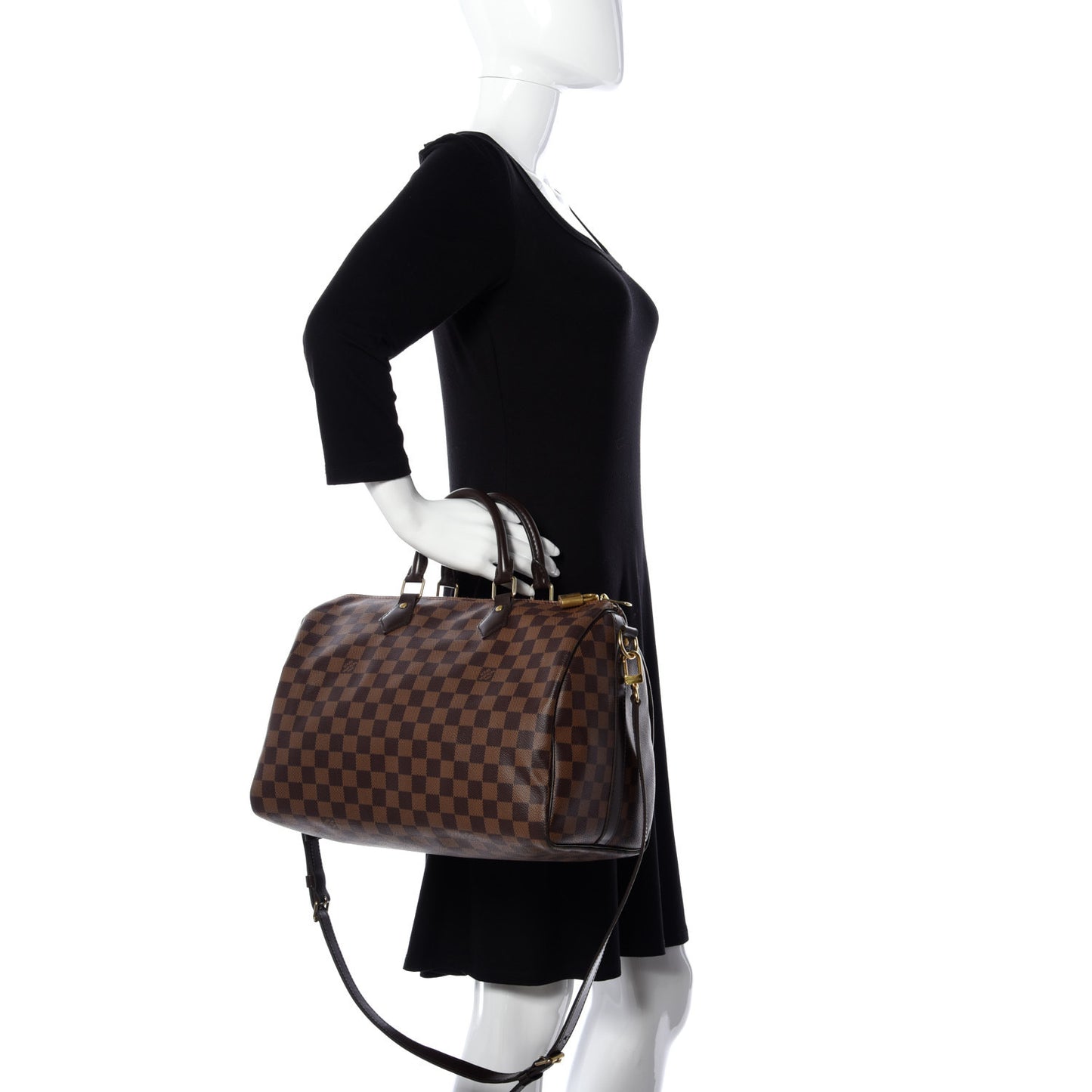 Damier Ebene Speedy Bandouliere 35