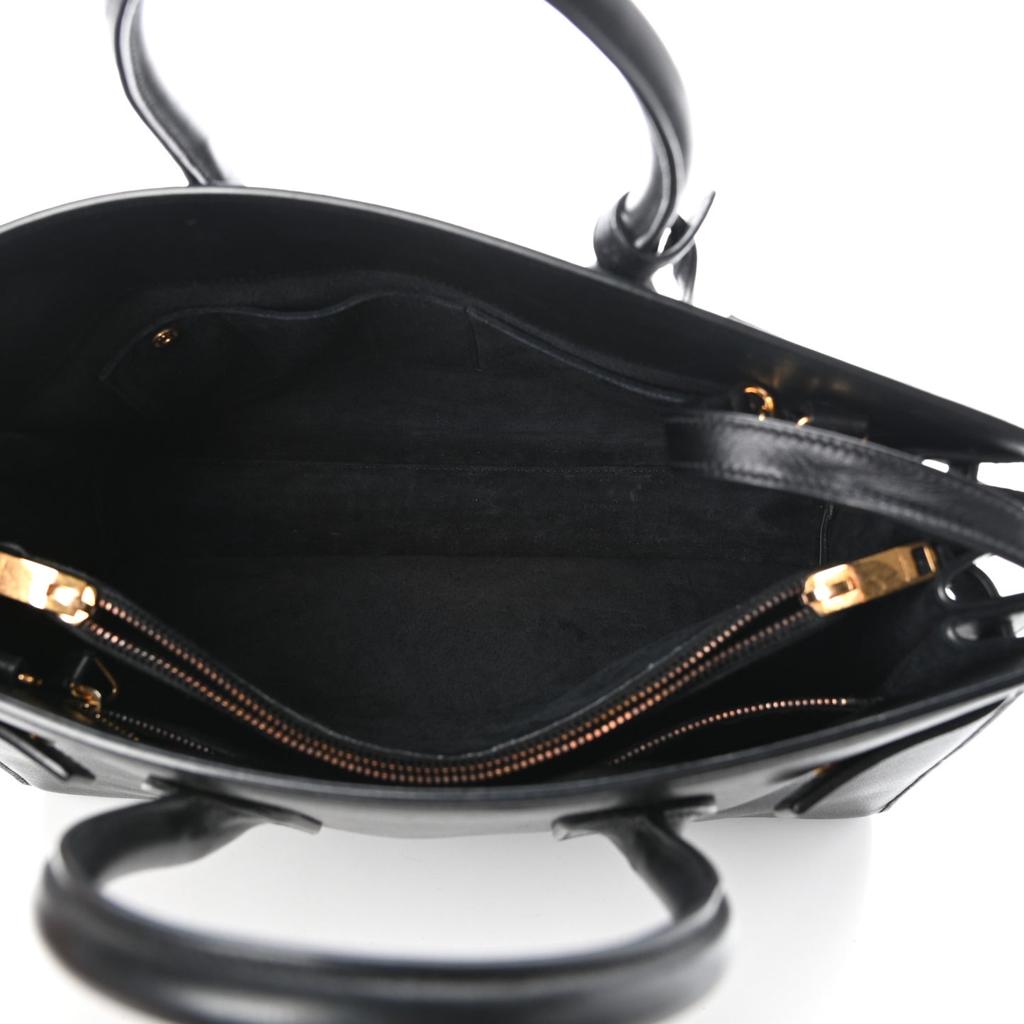Calfskin Small Sac De Jour Black