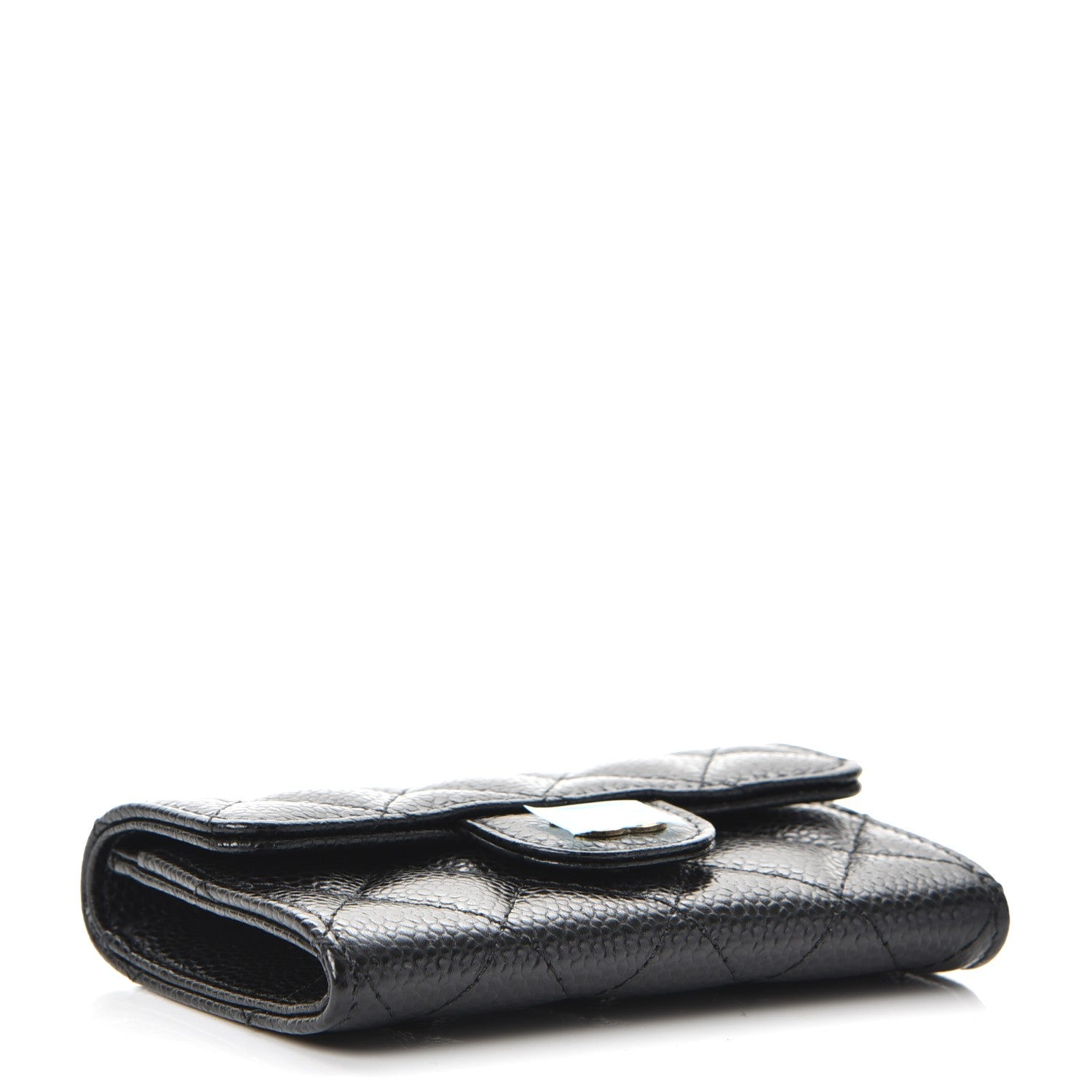 Chanel Caviar Quilted Flap Card Holder Black 4 of 9