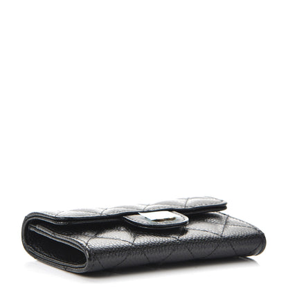 Chanel Caviar Quilted Flap Card Holder Black 4 of 9