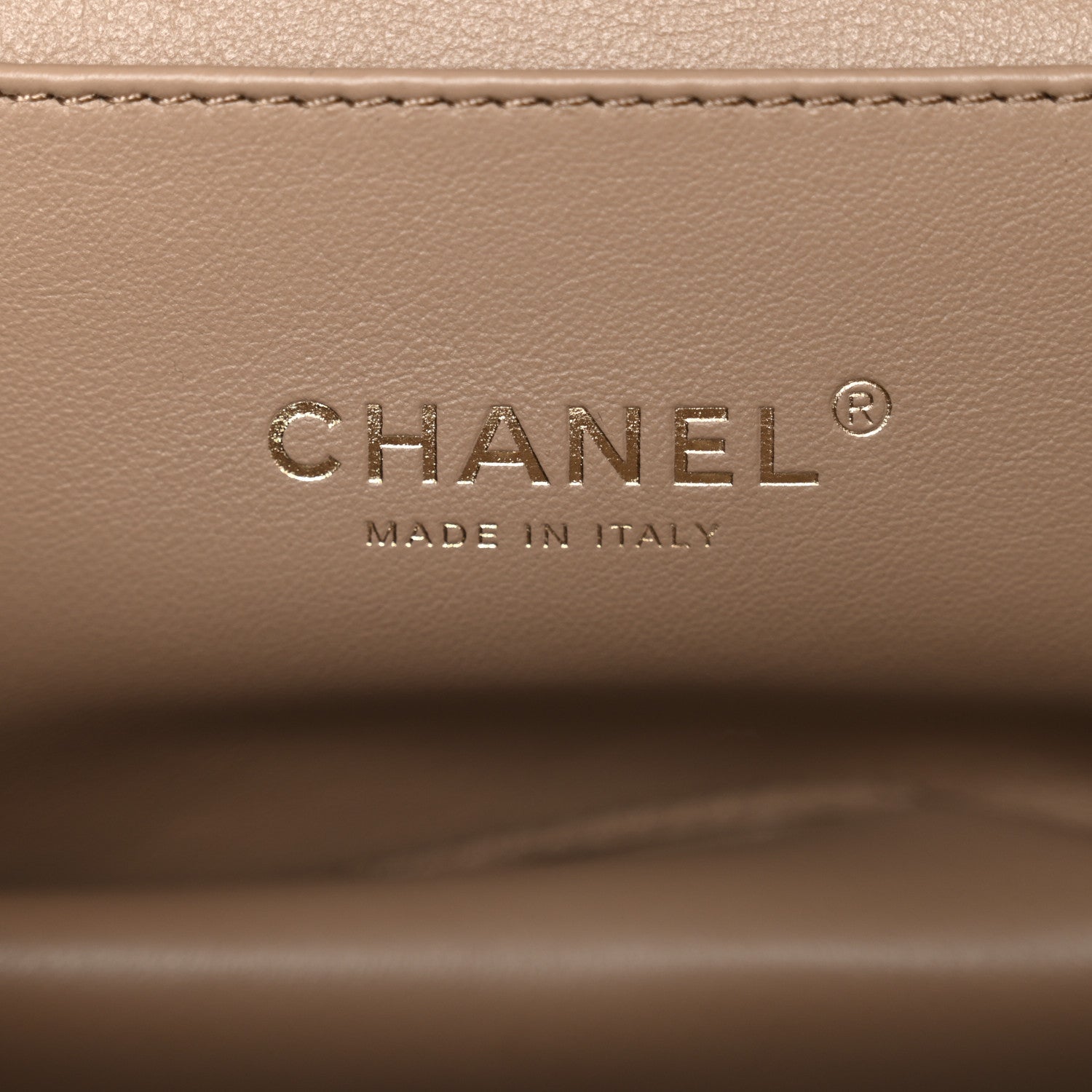 Chanel Caviar Quilted Mini Coco First Flap Beige 6 of 10