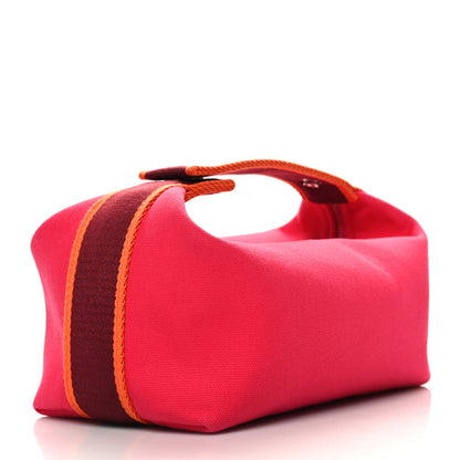 Hermes Canvas Small Bride-A-Brac Pouch Hibiscus 3 of 9