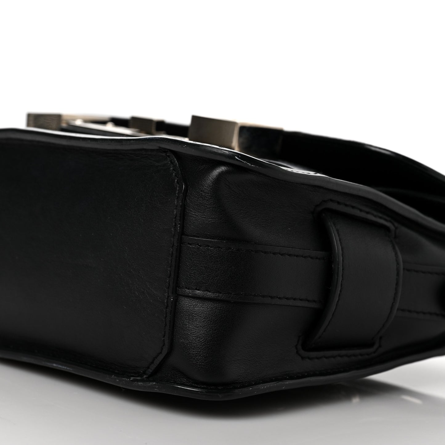 Calfskin Mini PS11 Classic Shoulder Bag Black
