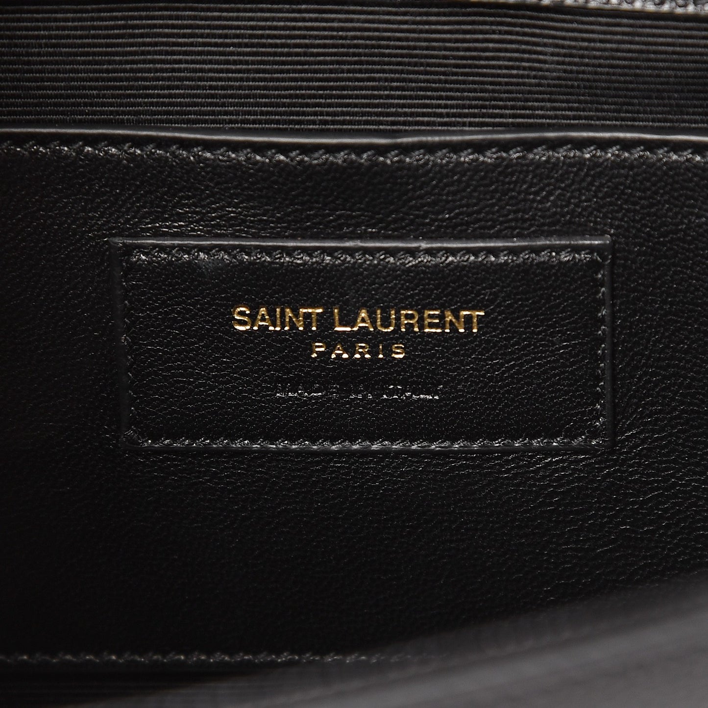 Grain De Poudre Classic Monogram Kate Clutch Black
