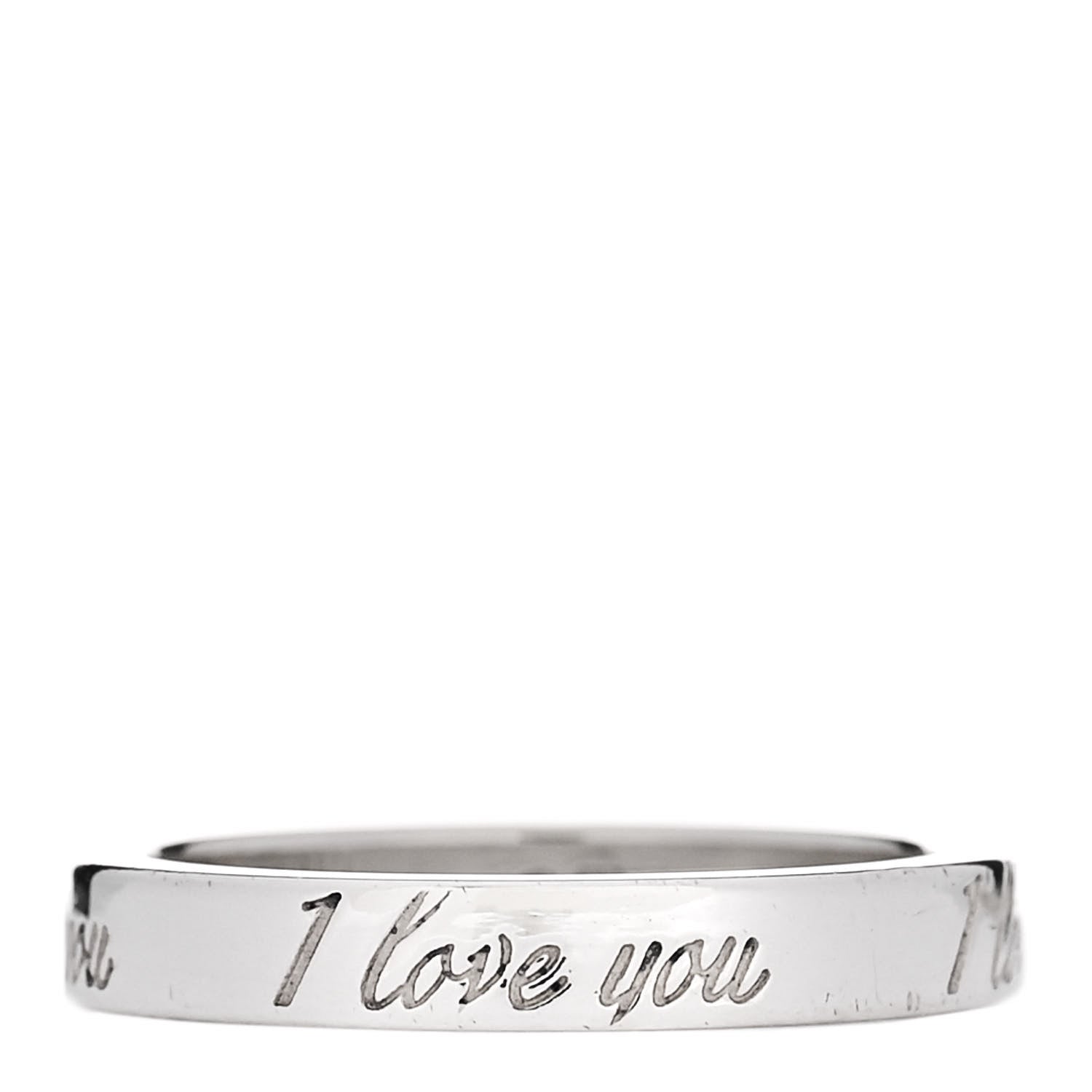 Tiffany Sterling Silver Narrow Notes Ring 47 4 1 of 4
