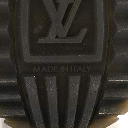 Louis Vuitton Suede Monogram Run Away Sneakers 39 Black 7 of 11