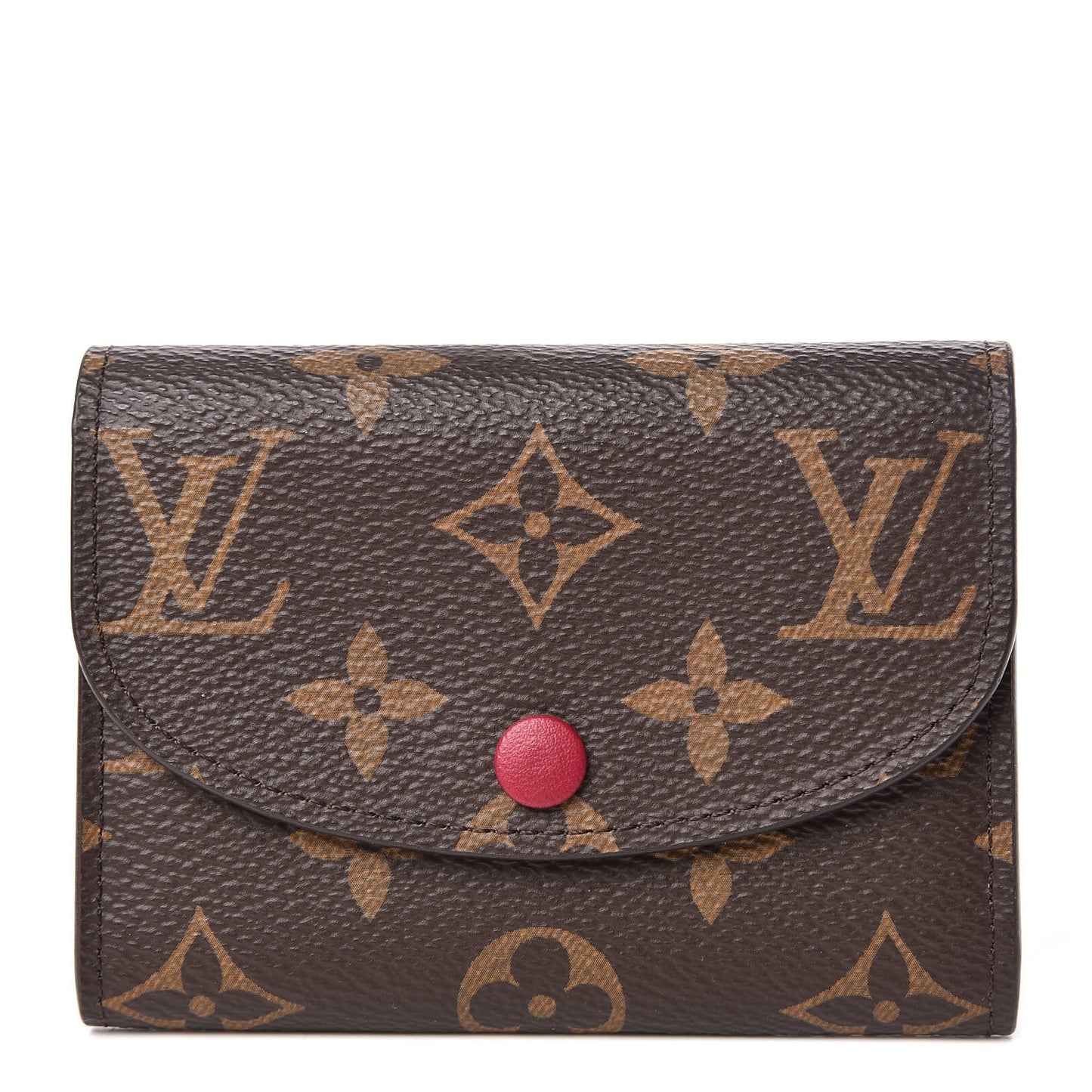 Monogram Rosalie Coin Purse Fuchsia