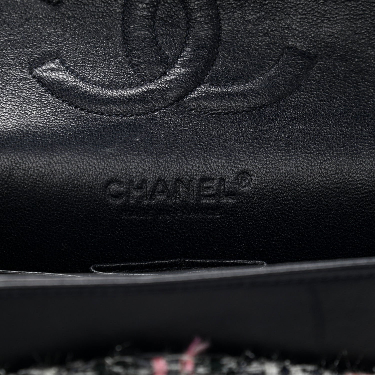 Chanel Tweed Quilted Medium Double Flap Multicolor 5 of 11