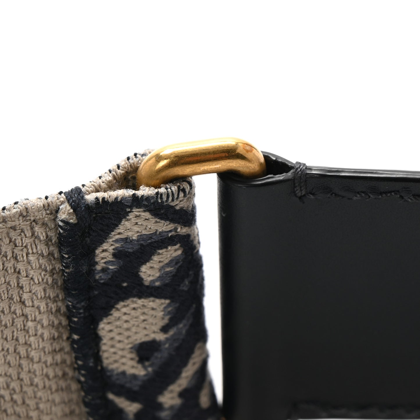 Oblique Studded Shoulder Strap Blue