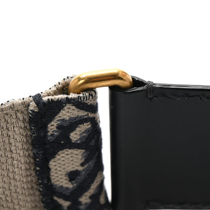 Christian Dior Oblique Studded Shoulder Strap Blue 8 of 11