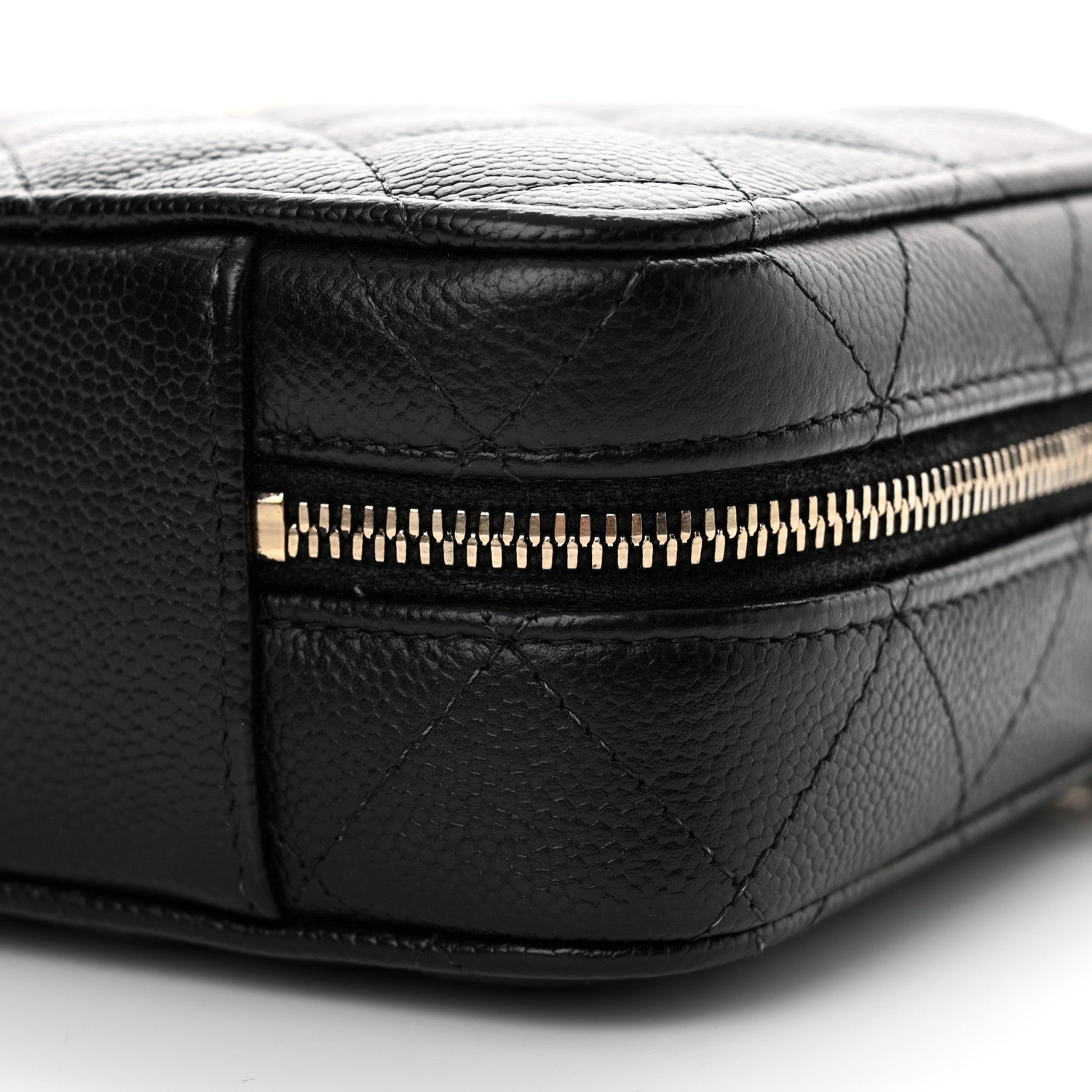 Chanel Caviar Quilted Vanity Case Black 11 of 12