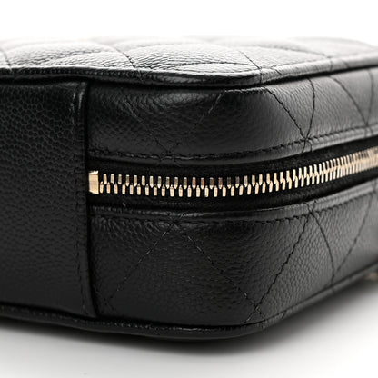 Chanel Caviar Quilted Vanity Case Black 11 of 12
