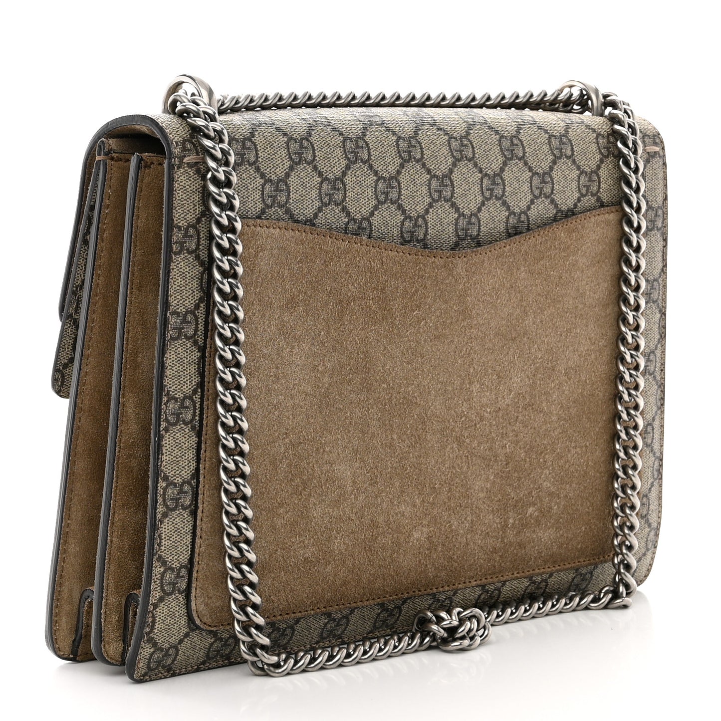 GG Supreme Monogram Shooting Star Embroidered Medium Dionysus Shoulder Bag Beige