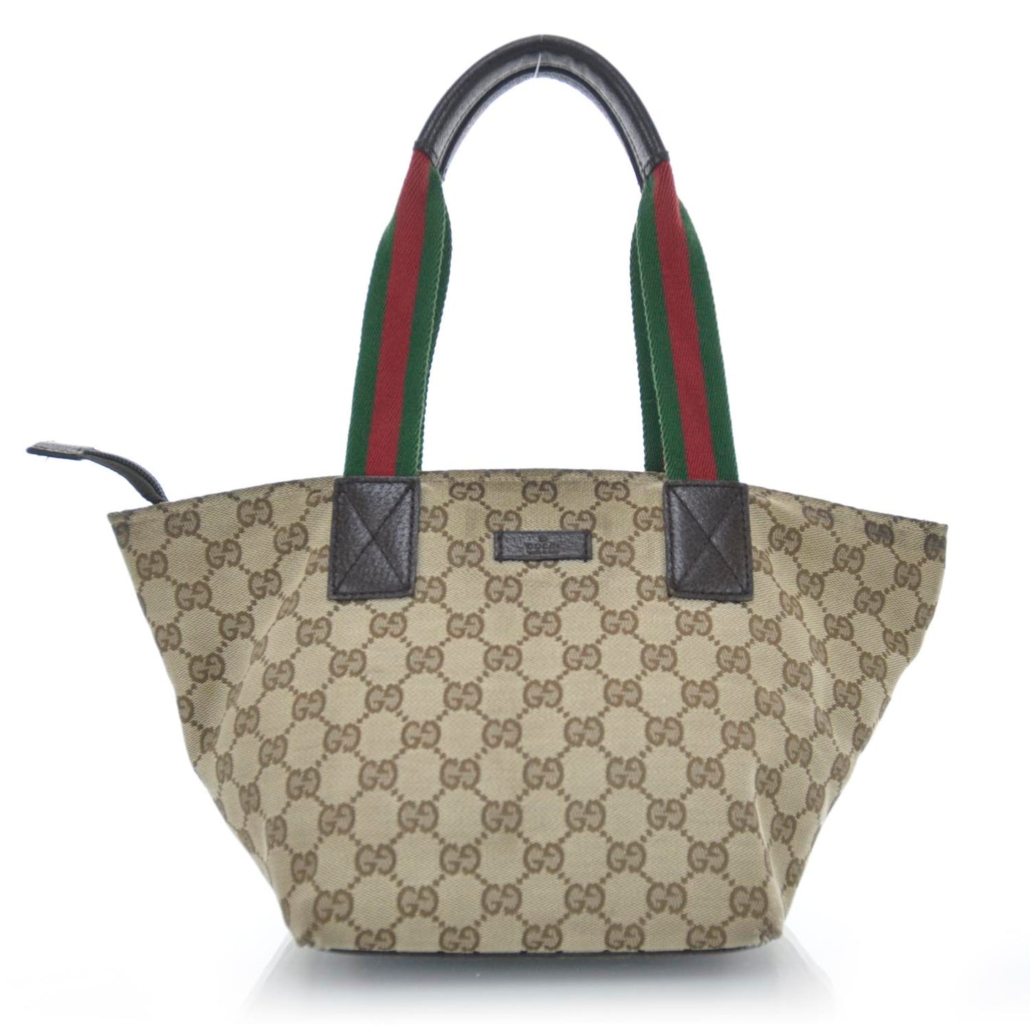 GG Monogram Small Web Handle Bucket Tote