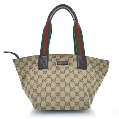 Gucci GG Monogram Small Web Handle Bucket Tote 1 of 9