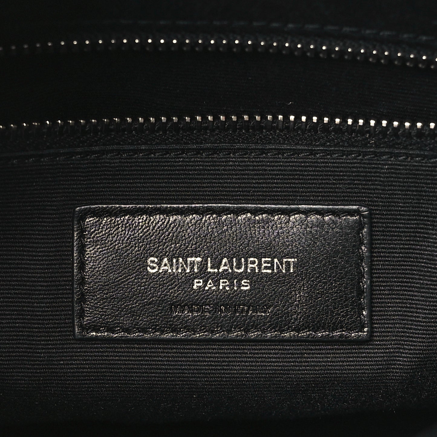Calfskin Y Quilted Monogram Small Loulou Bowling Bag Black