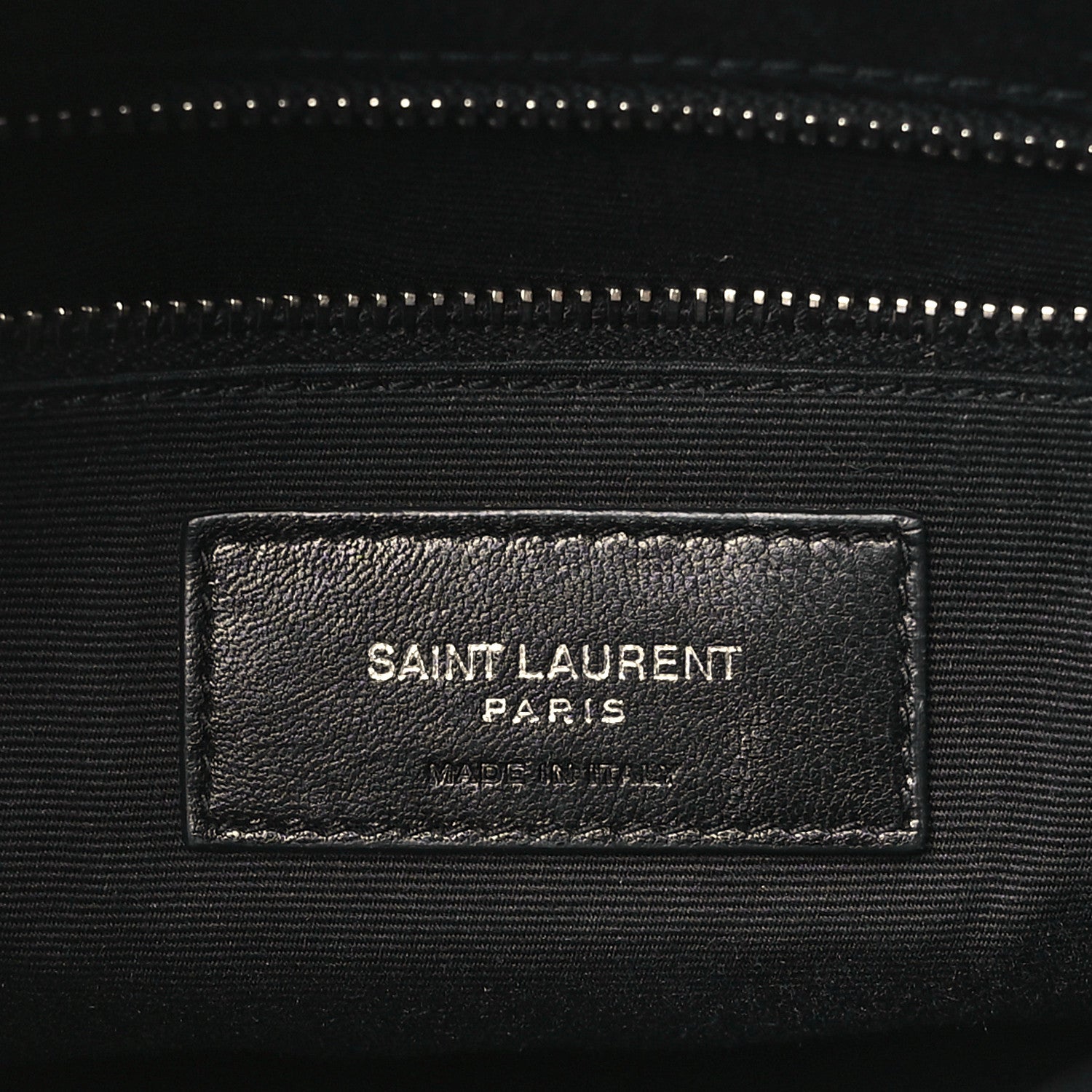 Saint Laurent Calfskin Y Quilted Monogram Small Loulou Bowling Bag Black 6 of 10