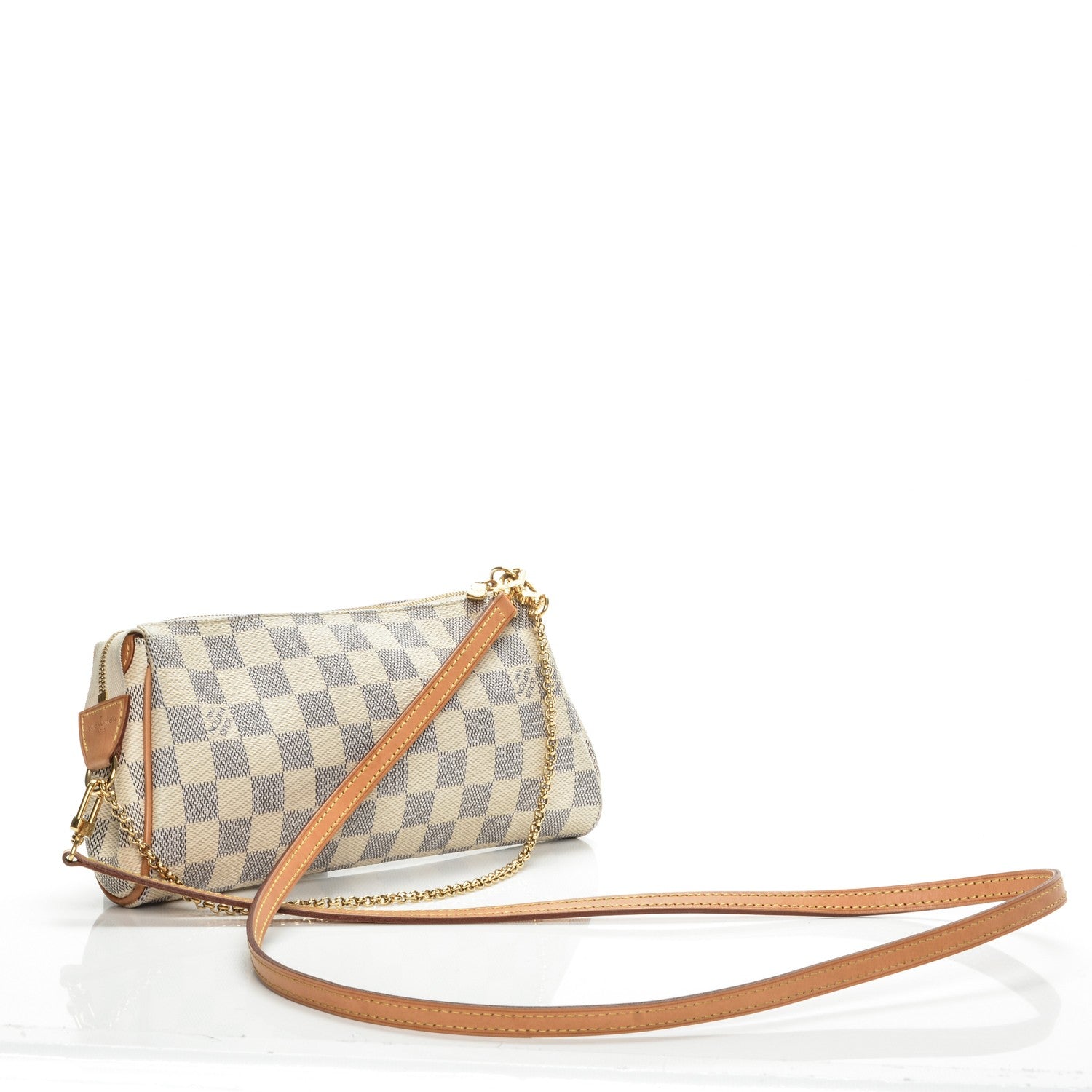 Louis Vuitton Damier Azur Eva Clutch 3 of 9