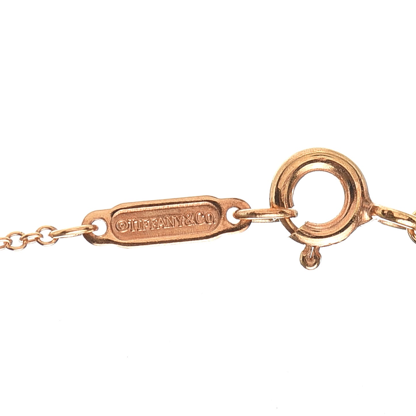 18K Rose Gold Diamond Crown Key Pendant Necklace