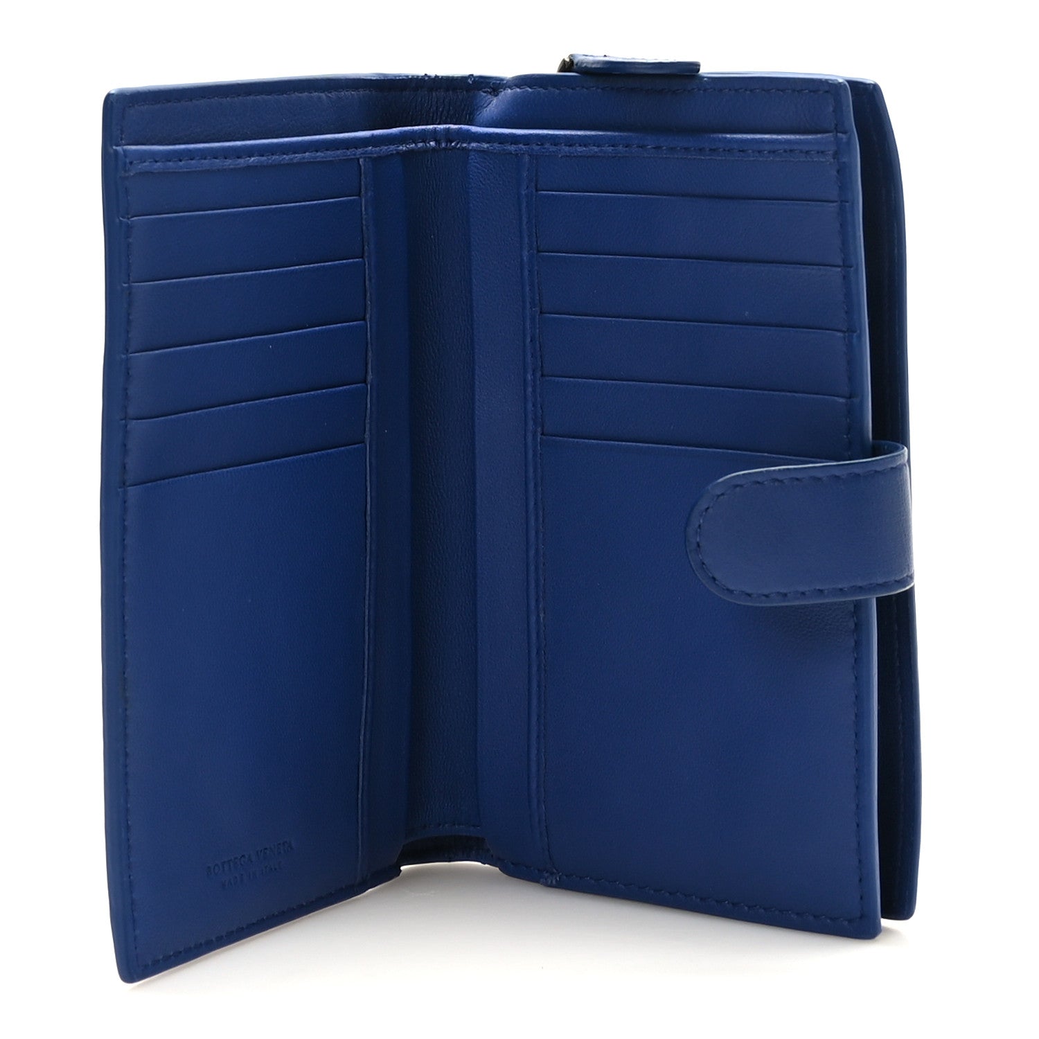Bottega Veneta Nappa Intrecciato Continental Wallet Blue 5 of 7