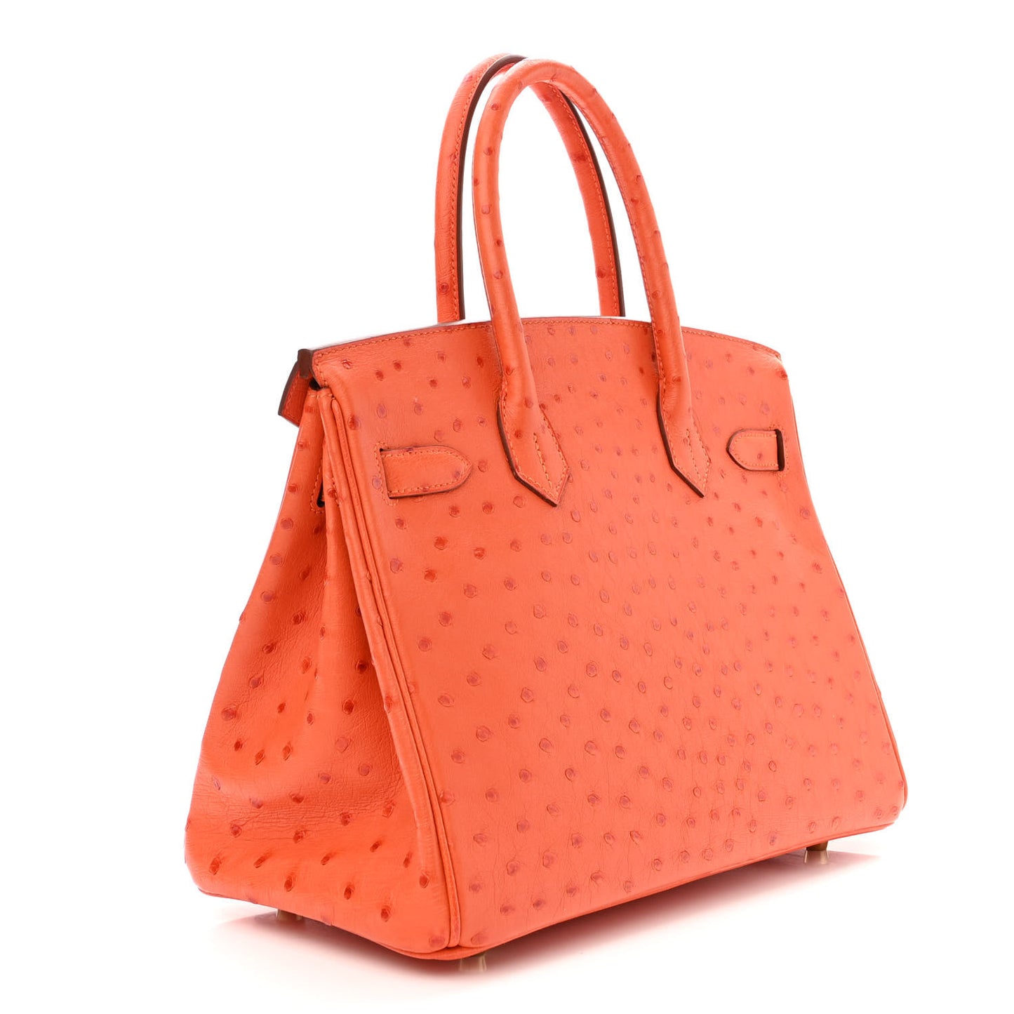 Ostrich Birkin 30 Orange