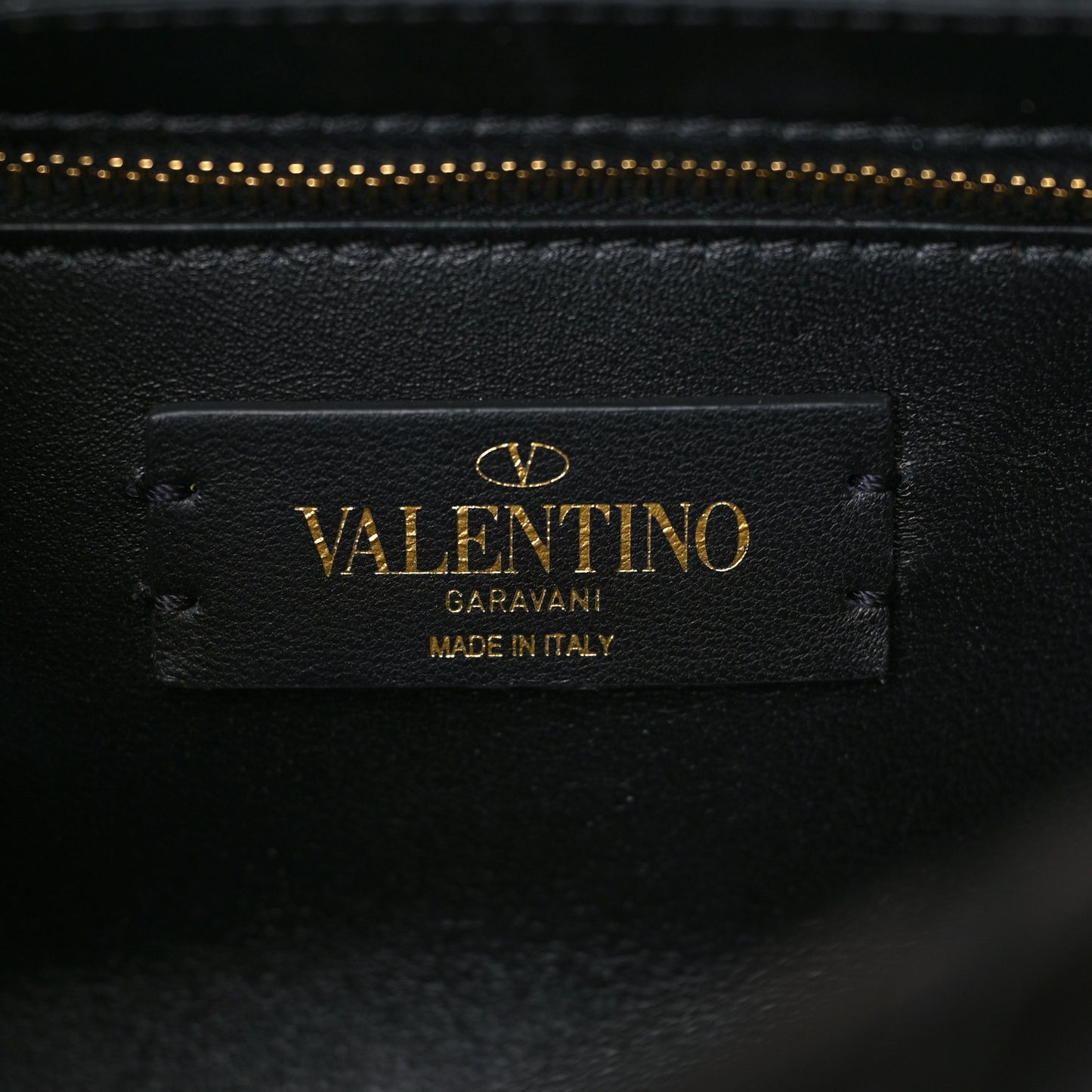 Nappa Medium Roman Stud Shoulder Bag Black