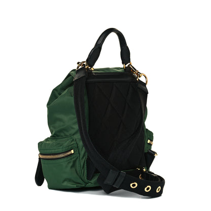 Burberry Nylon Small Crossbody Rucksack Backpack Canvas Green 2 of 11