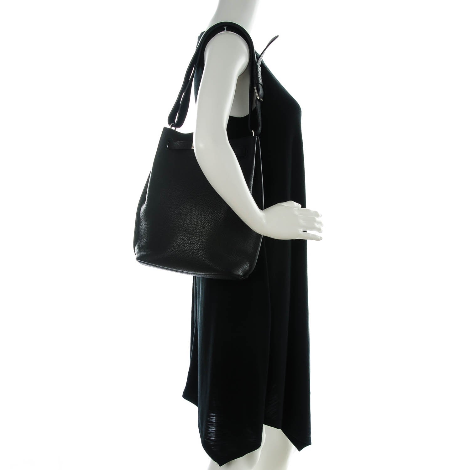 Hermes Taurillon Clemence So Kelly 22 Black 2 of 14