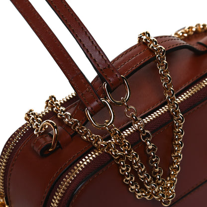 Chloe Shiny Calfskin Mini Vanity C Bag Sepia Brown 14 of 14