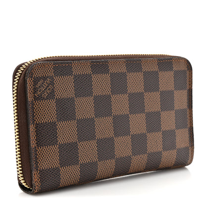 Louis Vuitton Damier Ebene Zippy Organizer Wallet 3 of 10