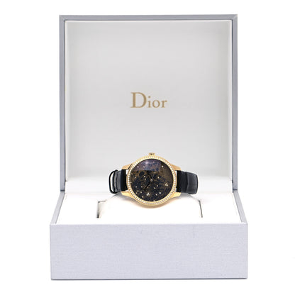 Christian Dior 18K Yellow Gold Alligator Diamond Bezel 36mm Dior VIII Montaigne Clair De Lune Automatic Watch 5 of 5