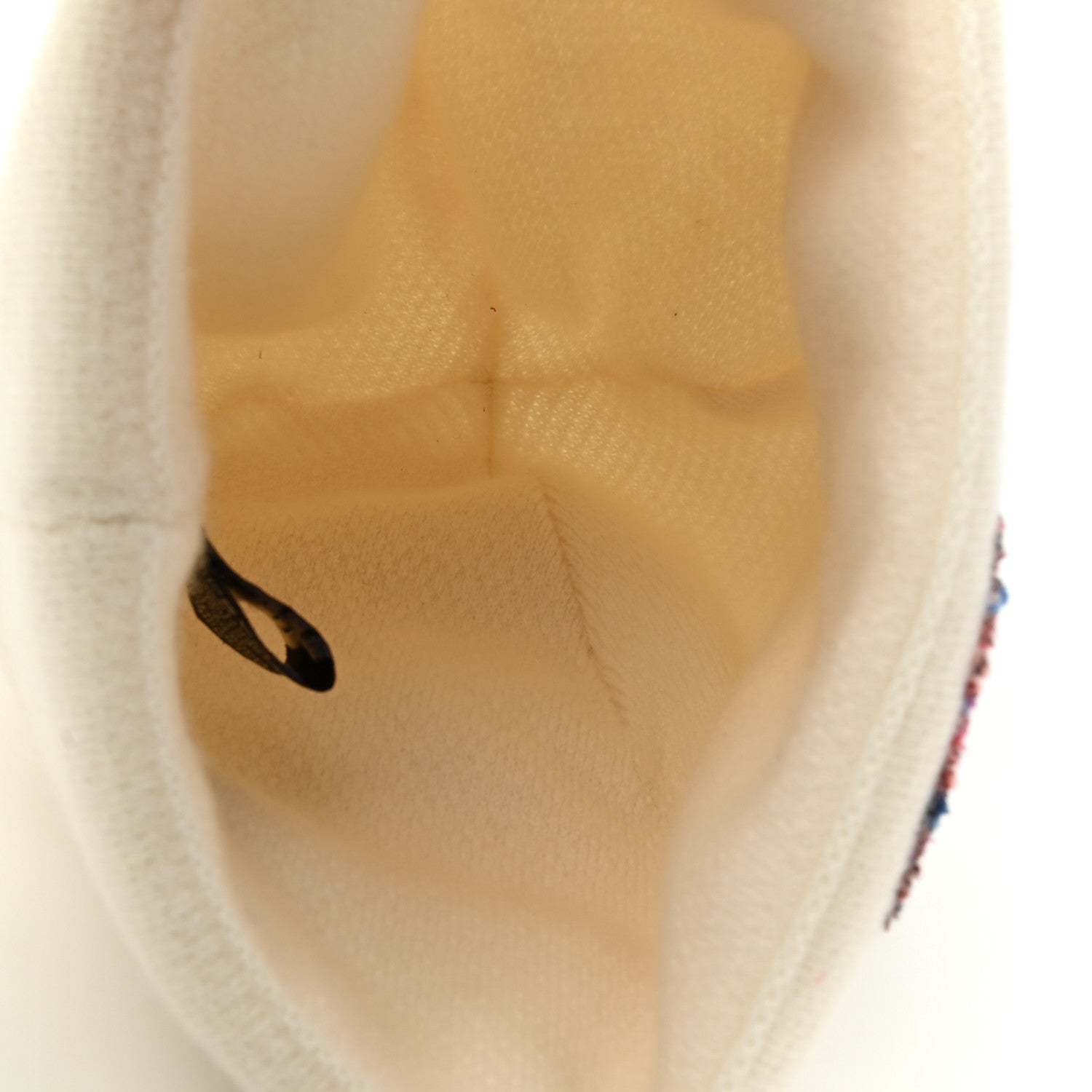 Chanel Cashmere CC Beanie Hat White Pink 4 of 5