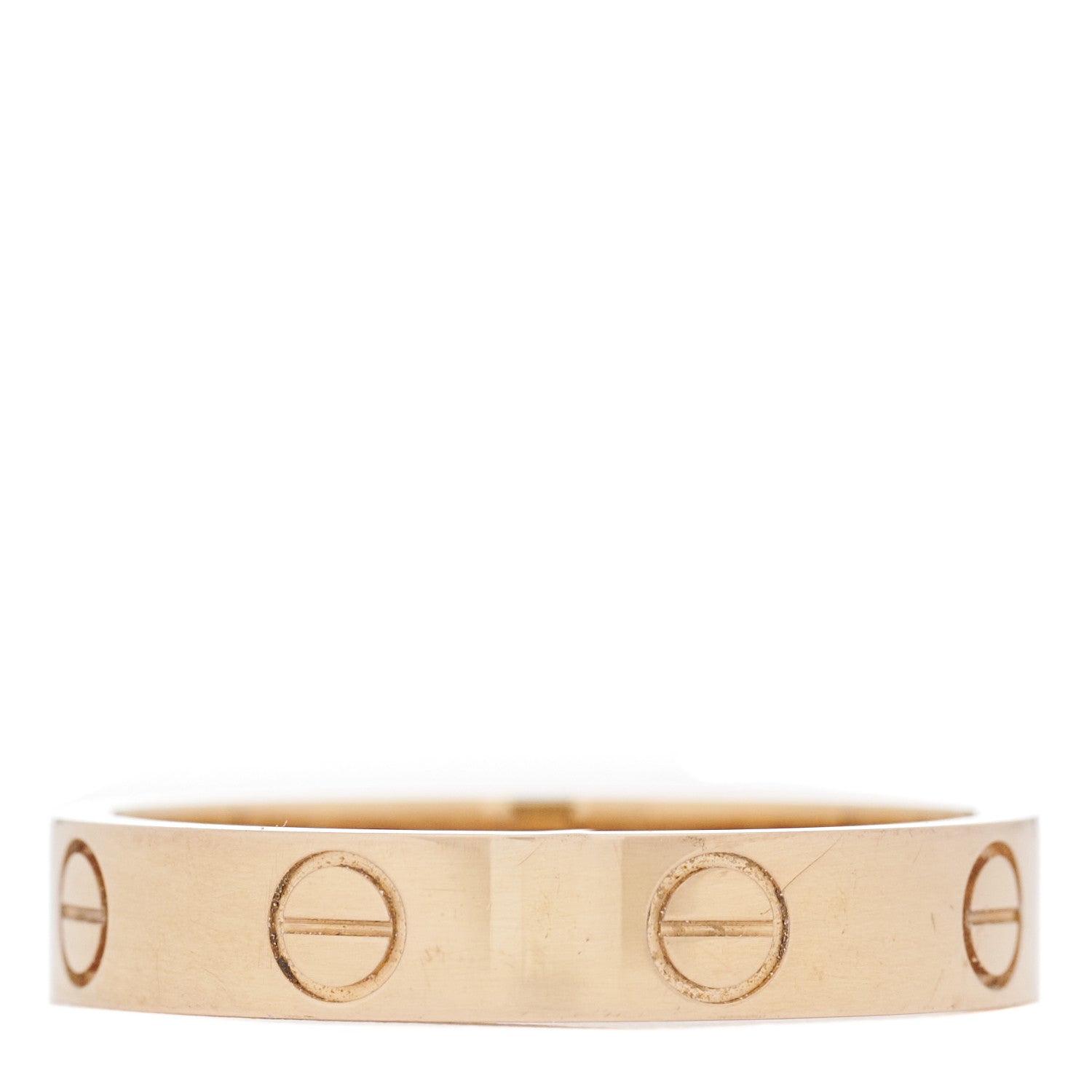Cartier 18K Pink Gold 3.5mm LOVE Wedding Band Ring 53 6.25 5 of 10