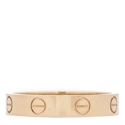 Cartier 18K Pink Gold 3.5mm LOVE Wedding Band Ring 53 6.25 5 of 10