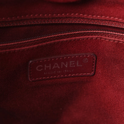 Chanel Canvas Small Deauville Tote Red 6 of 10