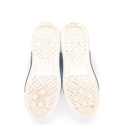 Valentino Garavani Denim Butterfly Embroidered Sneakers 41 Light Denim 7 of 17