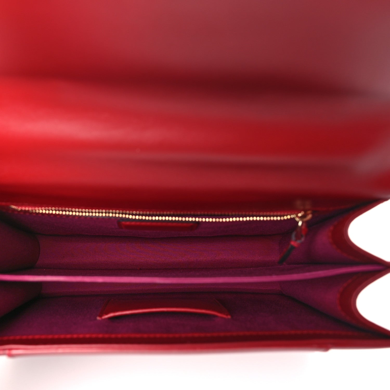 Bulgari Calfskin Large Serpenti Forever Top Handle Red 5 of 8