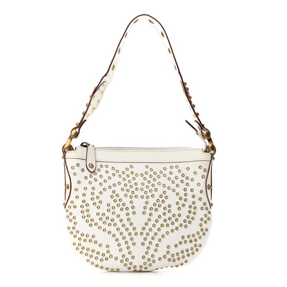 Gucci Calfskin Studded Small Pelham Shoulder Bag White 1 of 10