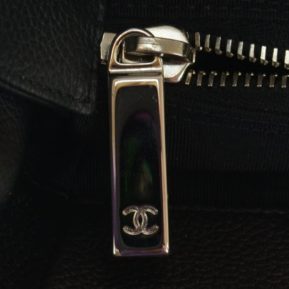 Chanel Calfskin Tall Cerf Tote Black 6 of 10
