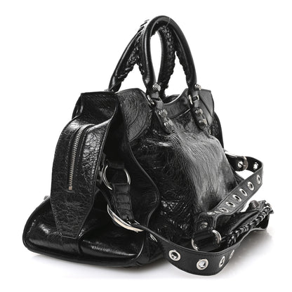 Balenciaga Agneau Arena Neo Cagole City Handbag Black 4 of 11