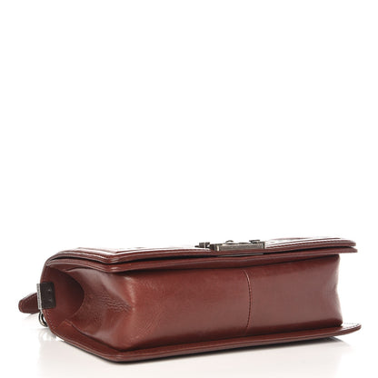 Chanel Lambskin Medium Celtic Boy Flap Burgundy 4 of 7